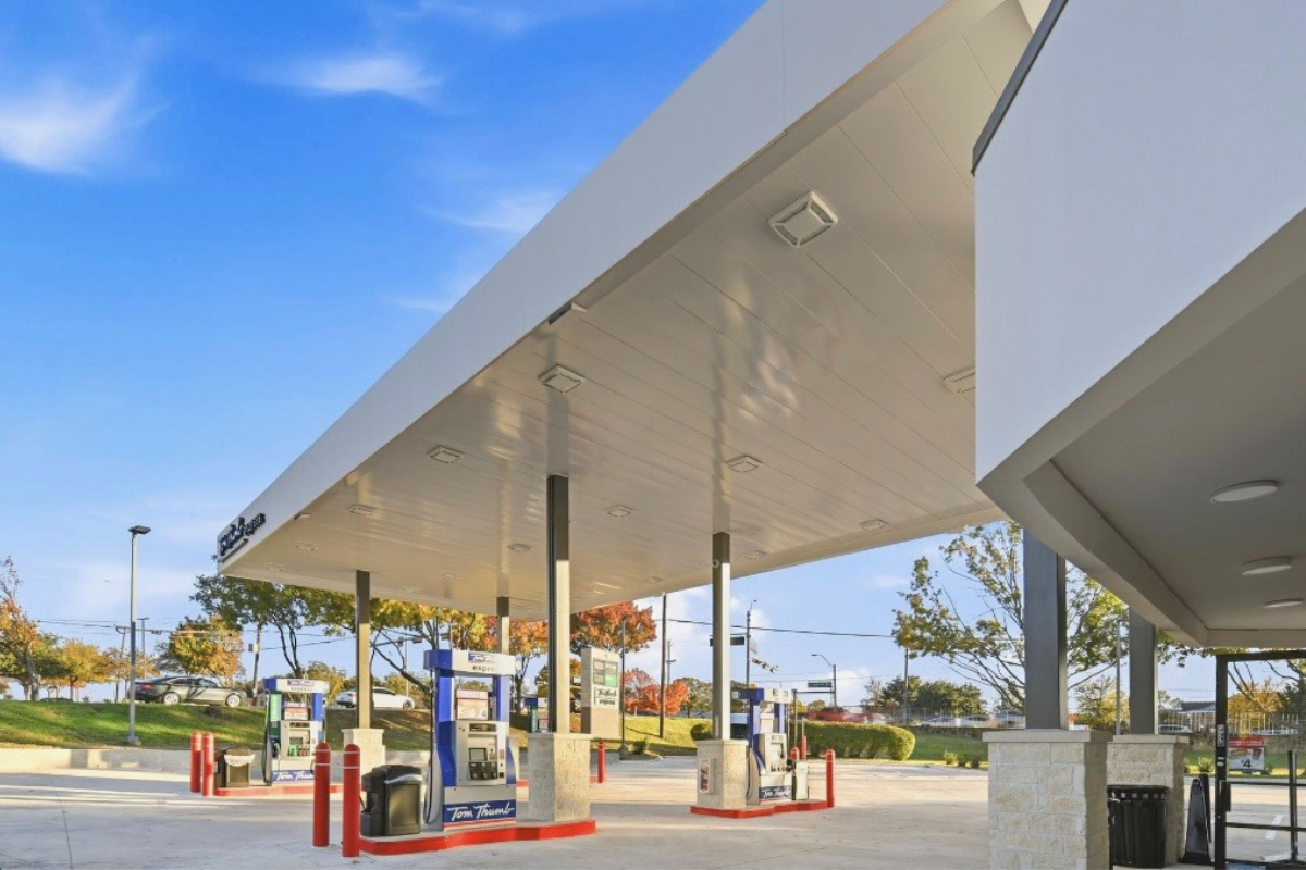 Commercial pour in Argyle, TX